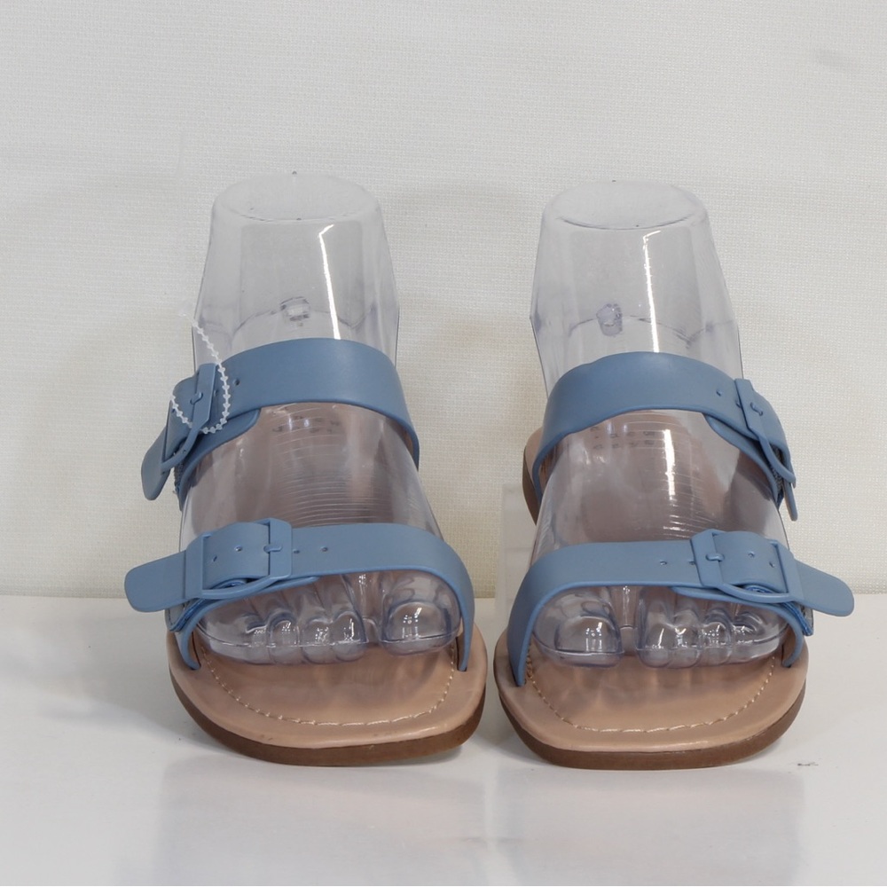 A NEW DAY Blue Slide On Casual Sandals